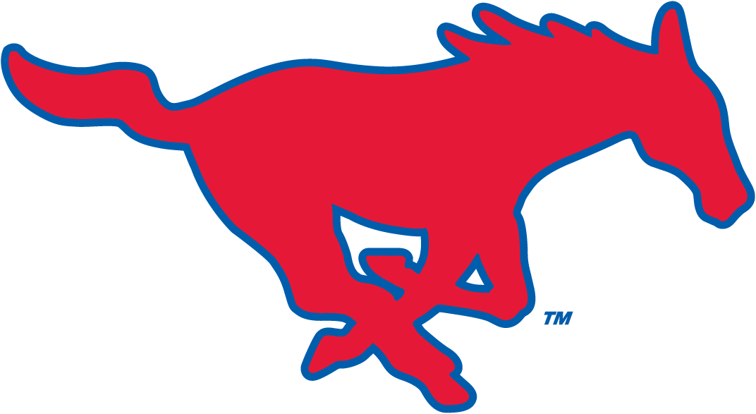 Southern Methodist Mustangs 1978-2007 Alternate Logo v2 iron on transfers for T-shirts